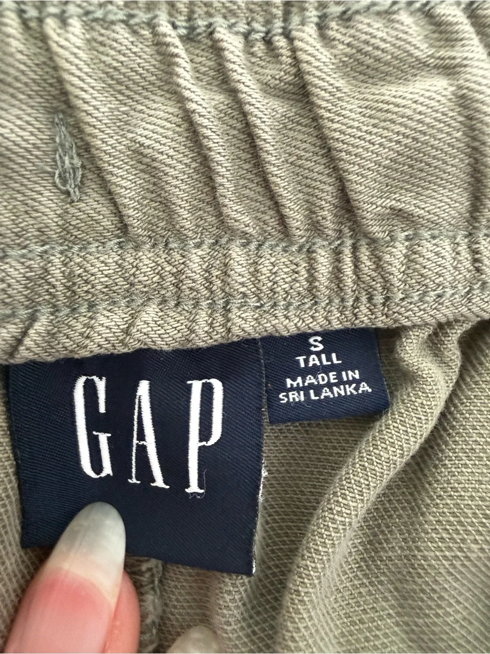 GAP Mid Rise Easy Utility Barrel Pants TALL - Picture 6 of 7